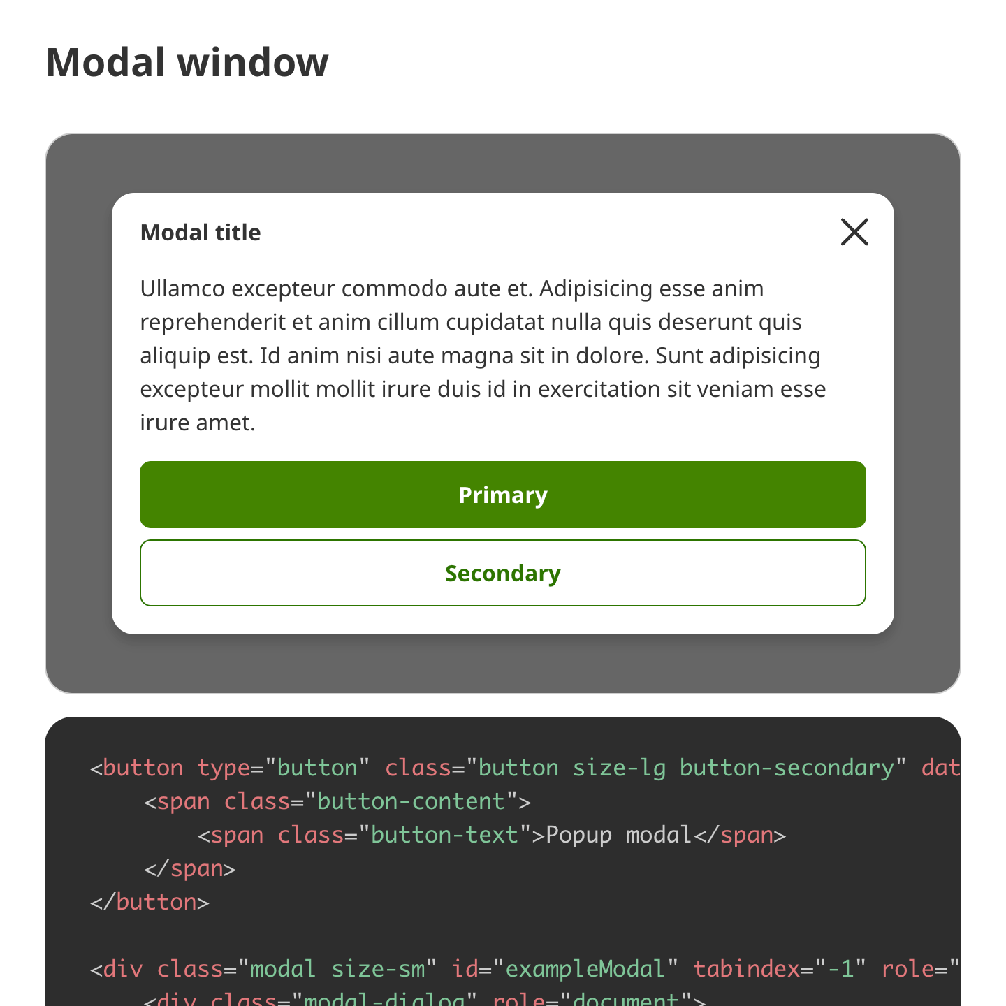 Modal