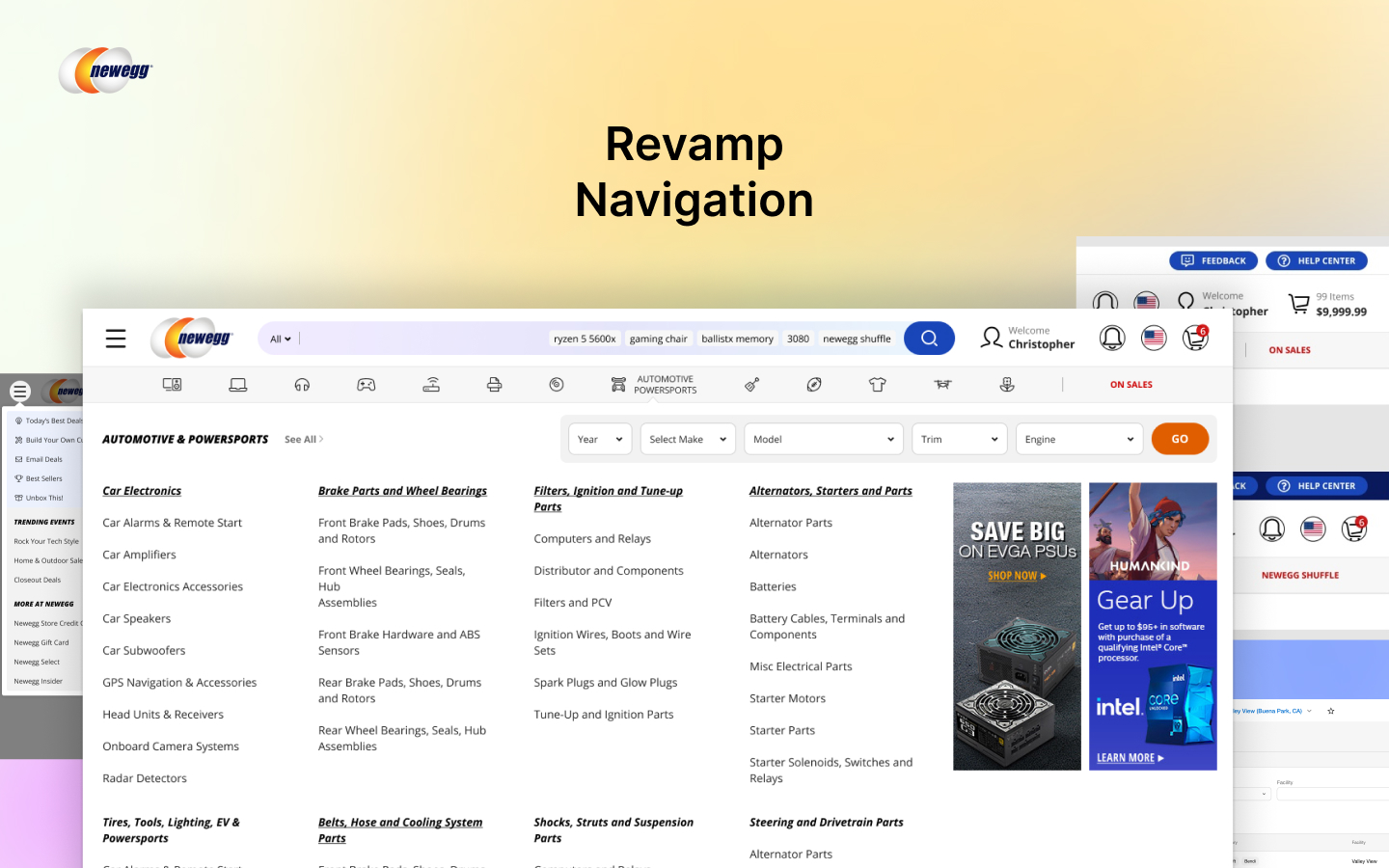 Revamp Navigation
