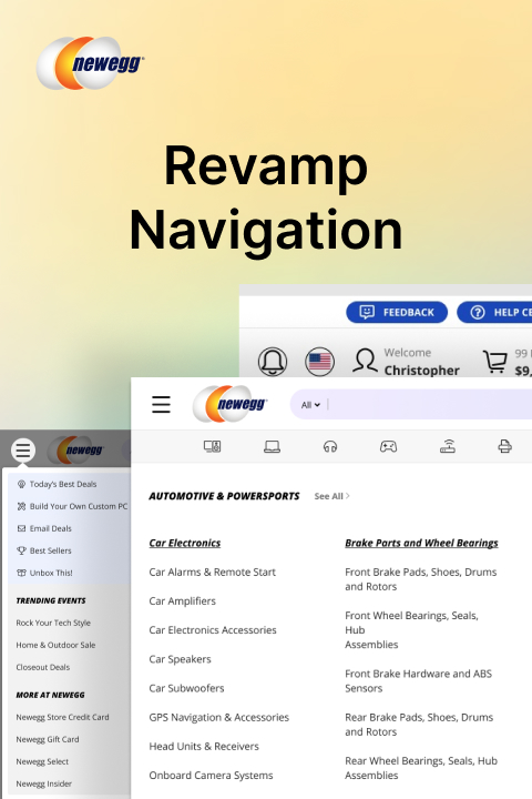 Revamp Navigation