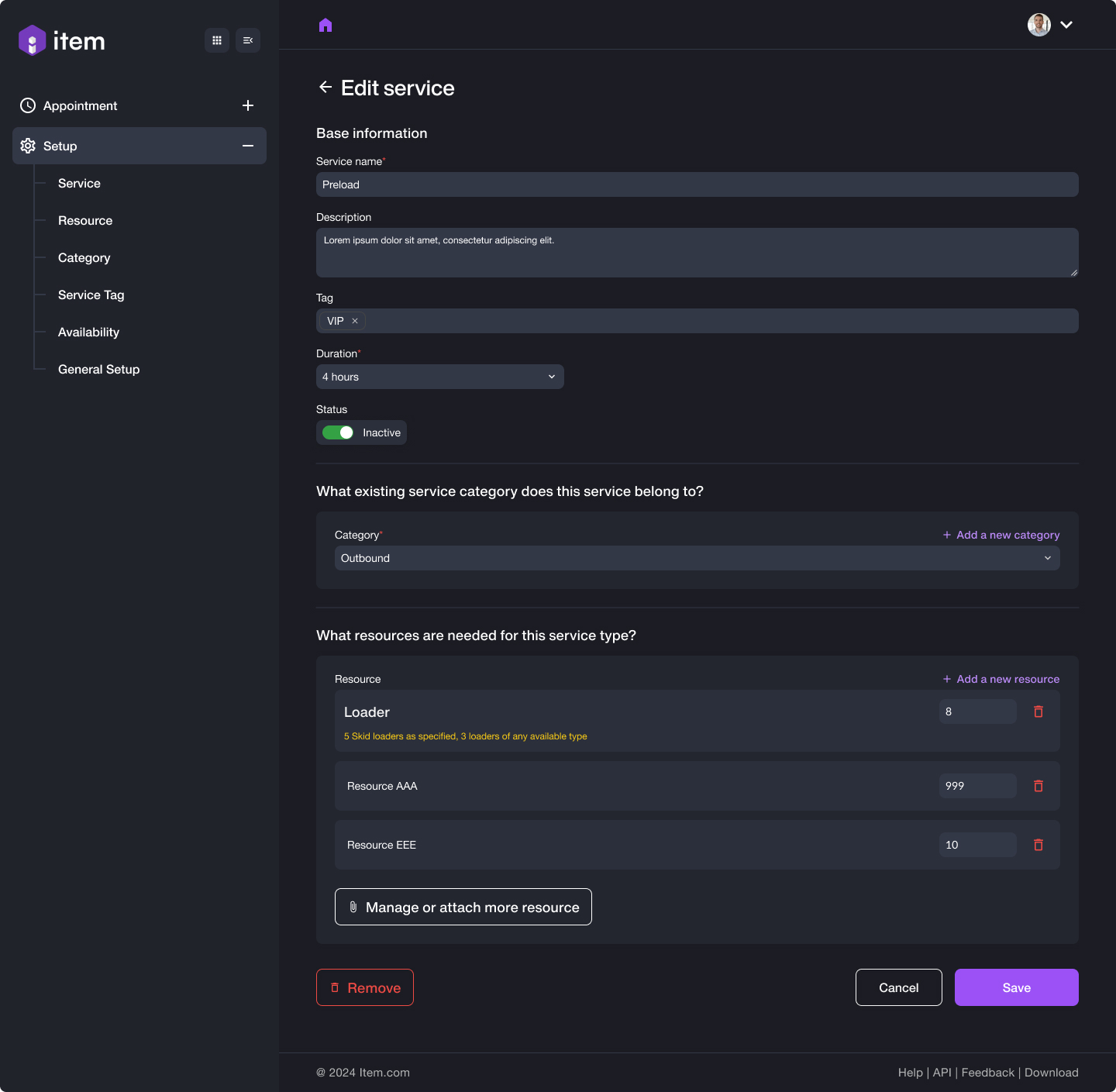 item.com theme